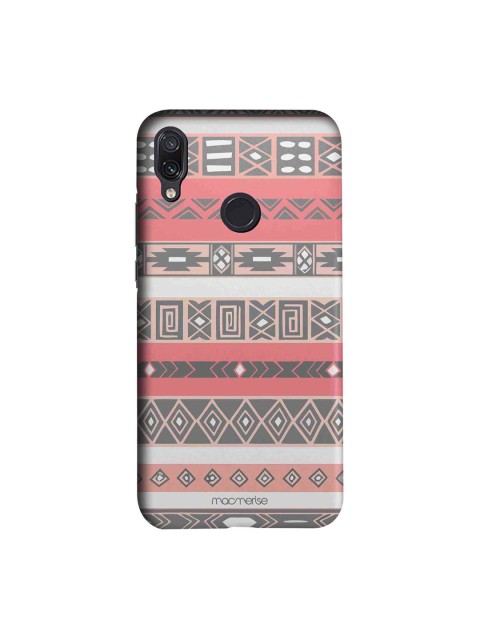 

macmerise Grey & Peach-Coloured Aztec Sublime Xiaomi Redmi Note 7 Pro Back Case