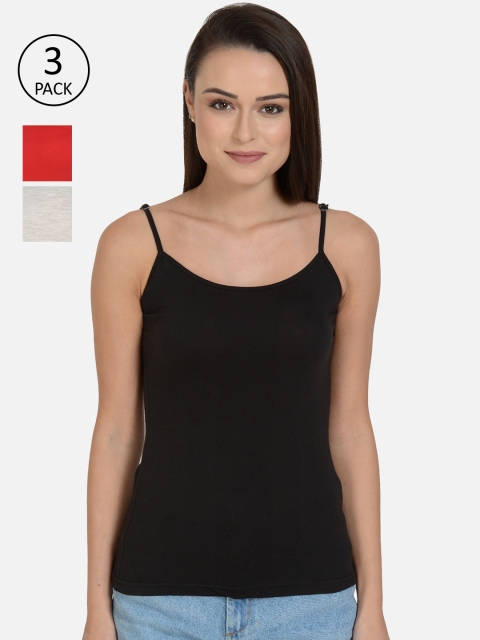

mod & shy Women Pack Of 3 Assorted Camisoles