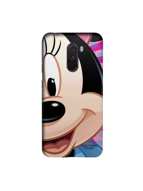 

macmerise Beige & Black Disney Zoom Up Minnie Sublime Xiaomi Poco F1 Back Case