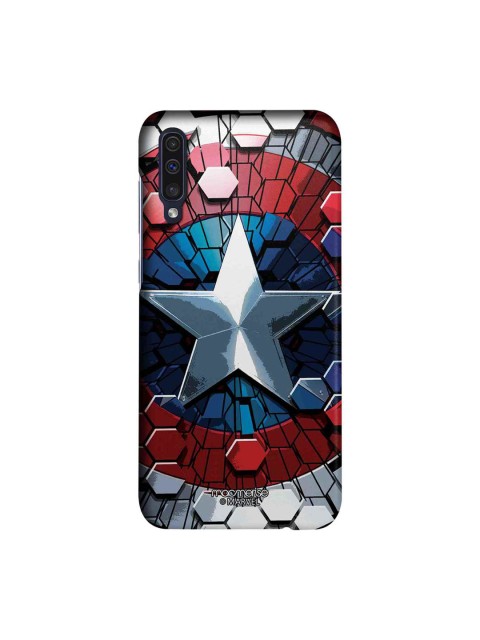 

macmerise Blue & Red Marvel Comics Hex Shield Sublime Samsung Galaxy A50 Back Case