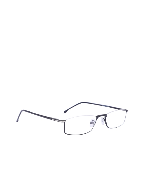 

MARC LOUIS Unisex Black Solid Half Rim Rectangle Reading Glasses MARC LOUIS V183 C5 53 FR