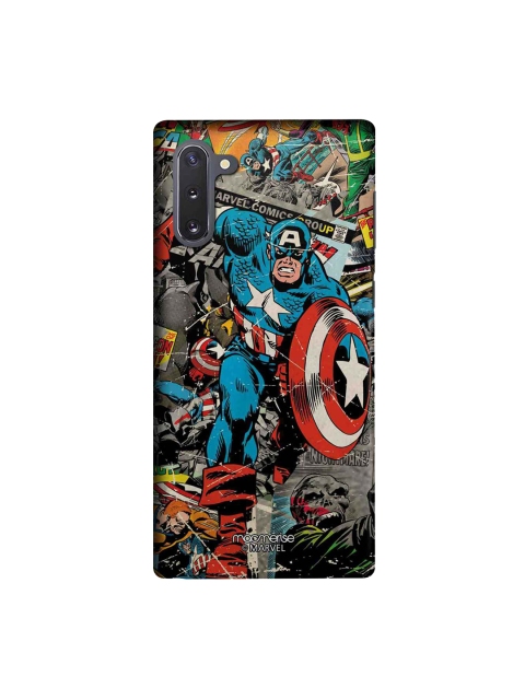 

macmerise Blue & Red Marvel Comics Captain America Sublime Samsung Note 10 Back Case