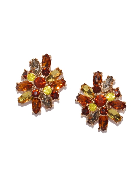 

Bellofox Gold-Plated & Orange Quirky Studs