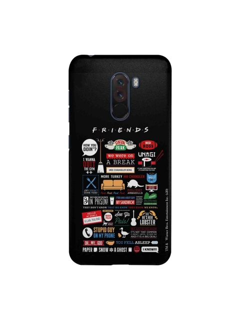 

macmerise Black & White Friends Infographic Xiaomi Poco F1 Back Case
