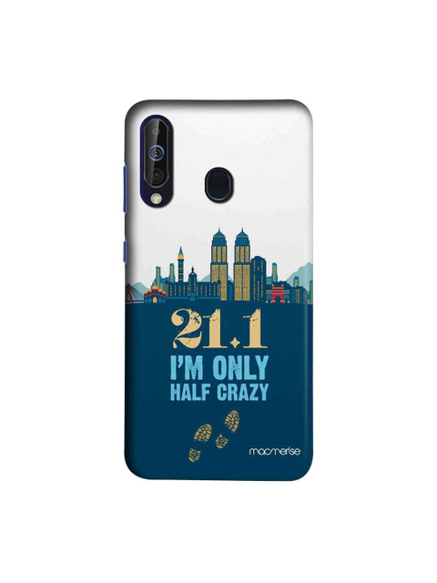 

macmerise Blue & White Half Crazy Sublime Samsung Galaxy M40 Back Case