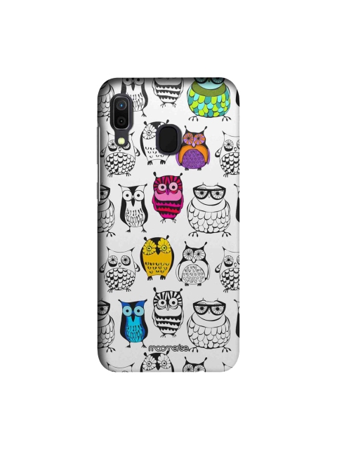 

macmerise White & Black Owl Art Sublime Samsung Galaxy A30 Back Case