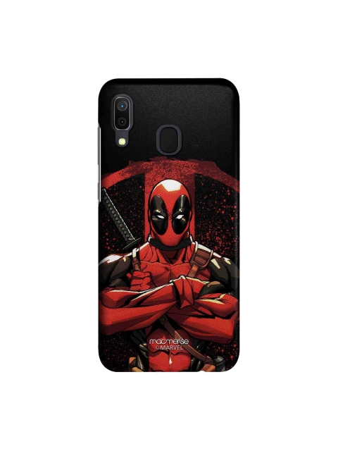 

macmerise Black & Red Marvel Comics Deadpool Stance Samsung Galaxy A30 Back Case