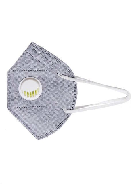 

OOMPH Unisex Grey 5-Ply Anti-Pollution Reusable KN95 Mask