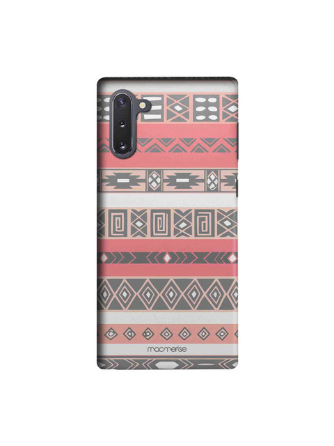 

macmerise Grey & Peach-Coloured Aztec Sublime Samsung Galaxy Note 10 Back Case