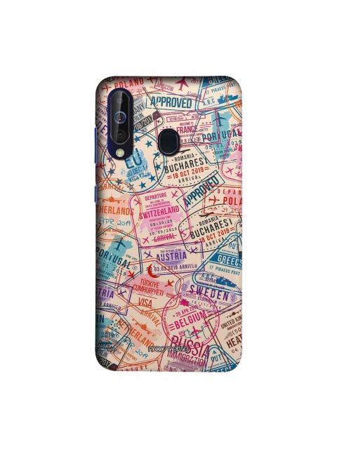 

macmerise Multicoloured Immigration Stamps Illustrations Sublime Samsung Galaxy A60 Case, Multi