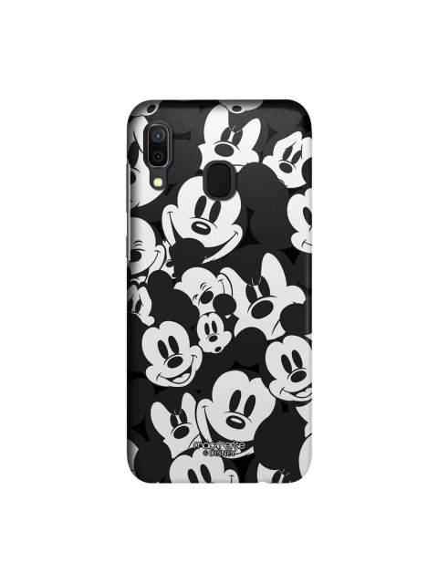 

macmerise Black & White Disney Mickey Smileys Sublime Samsung Galaxy A30 Back Case