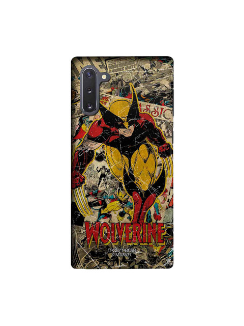 

macmerise Yellow & Red Marvel Comics Comic Wolverine Sublime Samsung Note10 Back Cover