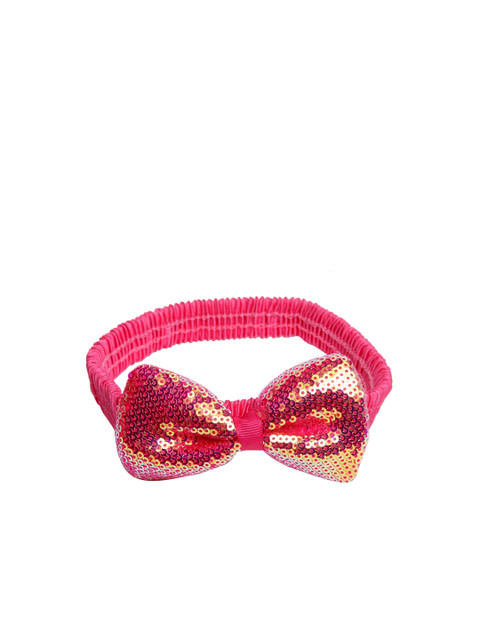

Stoln Pink Embellished Bow Hairband