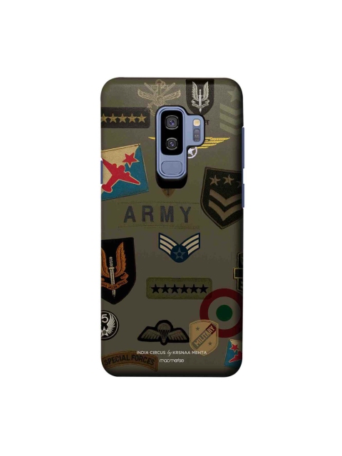 

macmerise Olive Green & Black Roger That Samsung Galaxy S9 Plus Back Cover
