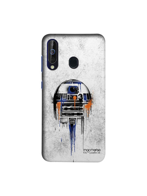 

macmerise Grey & Black Star Wars Astro Droid Sublime Samsung Galaxy A60 Back Case