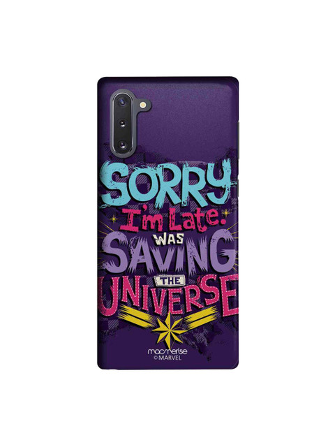 

macmerise Purple & Pink Marvel Comics Saving The Universe Sublime Case for Samsung Note10 Back Cover