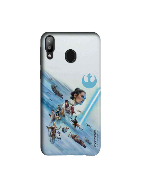 

macmerise White & Blue Resistance Reborn Samsung Galaxy M20 Back Case