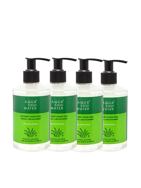 

Aqua Shui Water Set of 4 Sanitizers, White