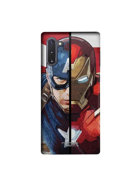 

macmerise Red & Blue Marvel Comics Man vs Machine Sublime Samsung Note10 Back Case