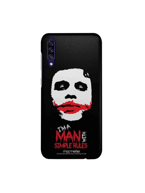 

macmerise Black & White DC Comics Man With Simple Rules Sublime Samsung Galaxy A30S Back Case