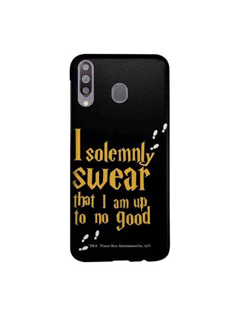 

macmerise Black & Yellow Harry Potter Solemnly Swear Sublime Samsung Galaxy M30 Back Case