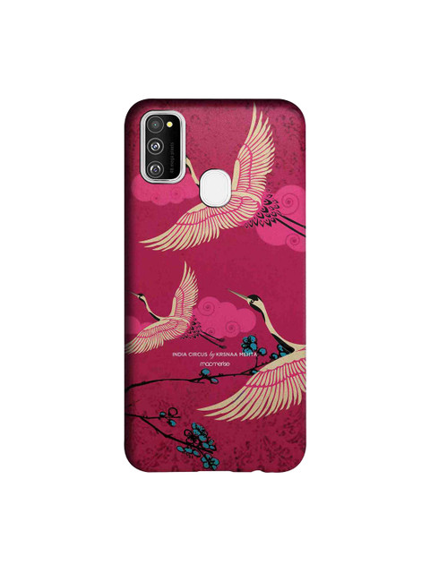 

macmerise Pink & Yellow Flying Flamingoes Samsung Galaxy M30S Back Case