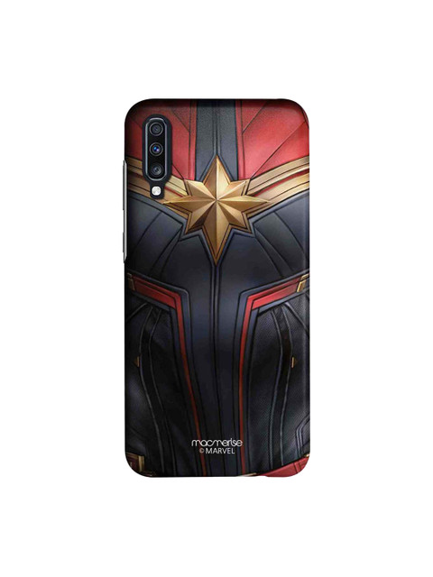 

macmerise Blue & Red Marvel Comics Suit Up Captain Marvel Sublime Samsung Galaxy A70 Back Case