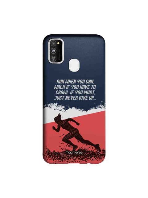 

macmerise Blue & White Running Motivation Sublime Samsung Galaxy M30S Back Case