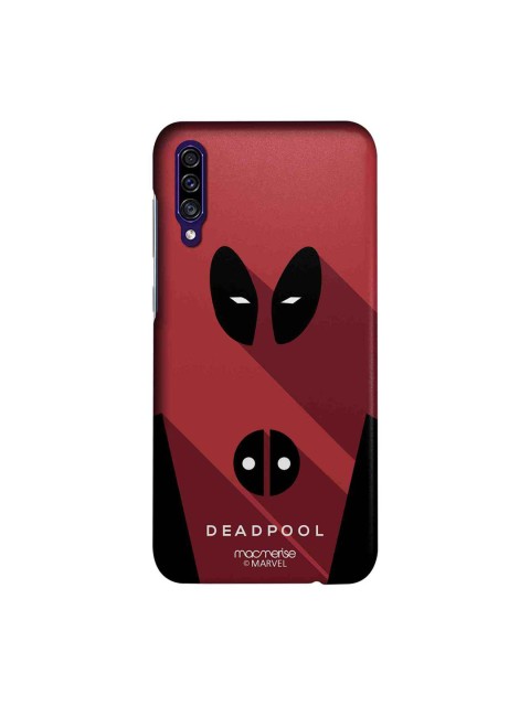 

macmerise Red & Black Marvel Comics Minimalistic Deadpool Sublime Samsung Galaxy A30S Back Case