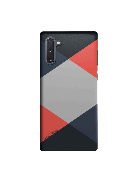 

macmerise Black & Coral Orange Criss Cross Samsung Galaxy Note 10 Back Case