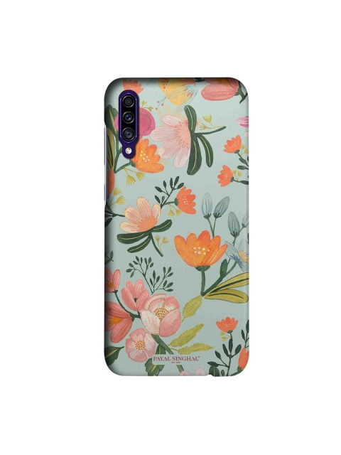 

macmerise Blue & Green Payal Singhal Aqua Handpainted Flower Sublime Samsung Galaxy A30S Back Case
