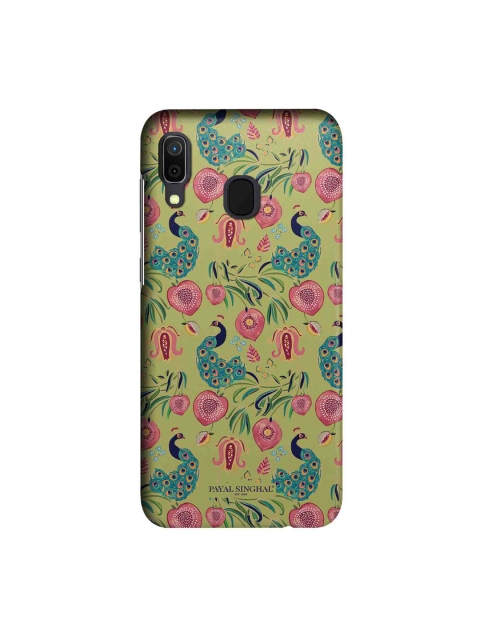 

macmerise Olive Green & Pink Payal Singhal Anaar & Mor Sublime Samsung Galaxy A30 Back Case