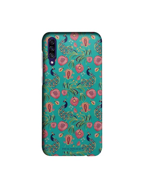 

macmerise Teal Green & Pink Payal Singhal Anaar & Mor Sublime Samsung Galaxy A30S Back Case