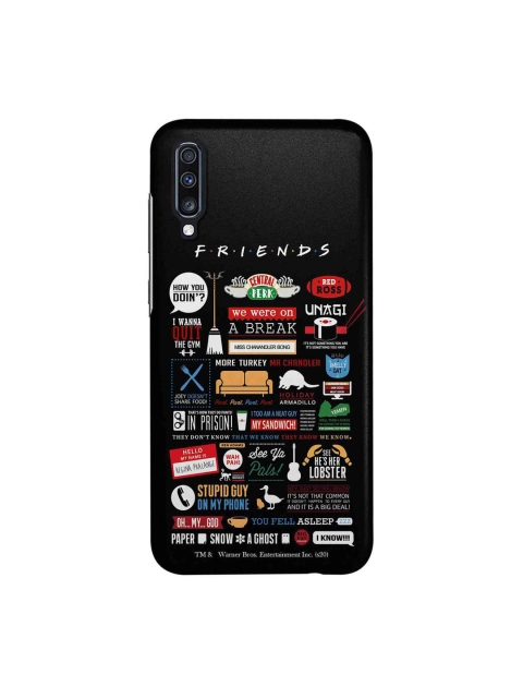 

macmerise Black & Red Friends Infographic Sublime Samsung Galaxy A70 Back Cover
