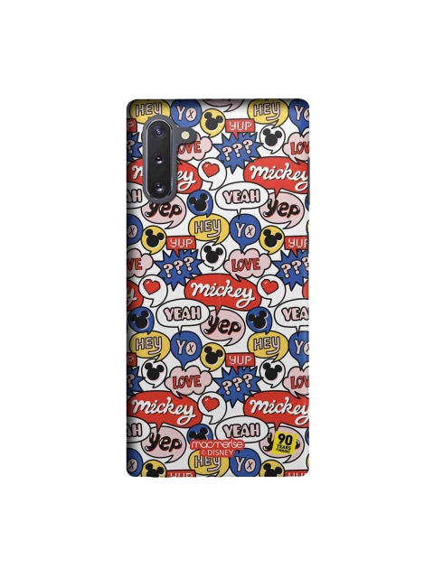 

macmerise White & Blue Disney Mickey Doodle Samsung Galaxy Note 10 Back Case