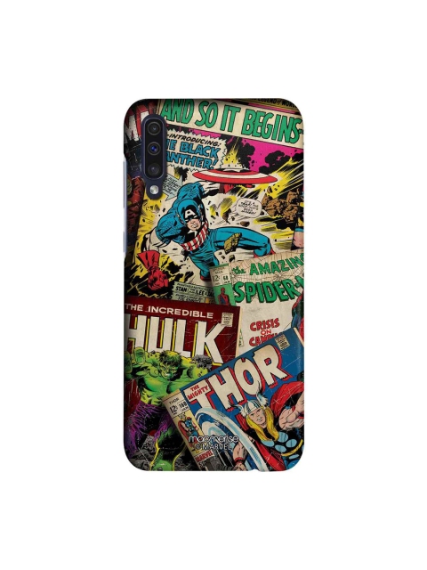 

macmerise Blue & Green Marvel Comics Collection Sublime Samsung Galaxy A50 Back Case