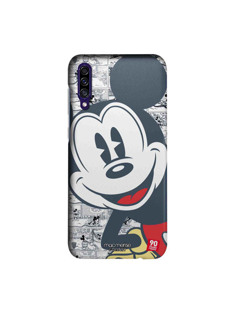 

macmerise Grey & Red Disney Mickey Comicstrip Sublime Samsung Galaxy A30S Back Case