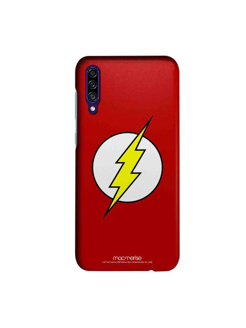 

macmerise Red & White Logo Flash Sublime Samsung Galaxy A30S Back Case