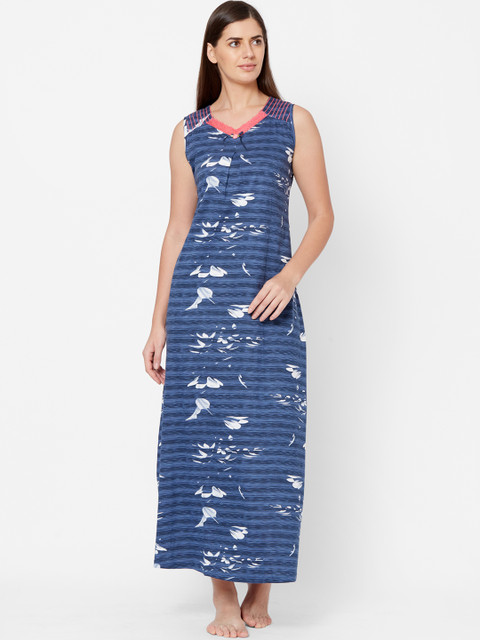 

Juliet Blue & White Striped Nightdress