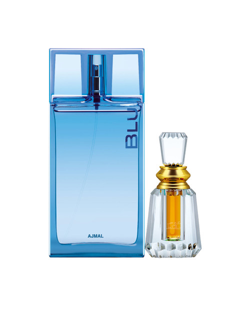 

Ajmal Blu EDP Aquatic Woody Perfume 90ml, Multi