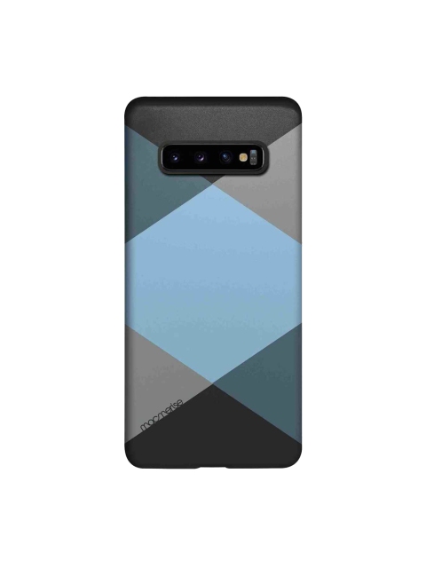 

macmerise Black & Blue Criss Cross Blugrey Sublime Samsung Galaxy S10 Plus Back Case