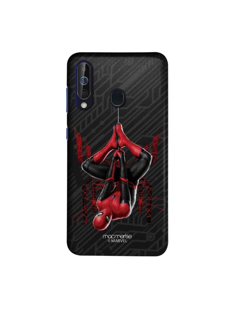 

macmerise Black & Red Marvel Comics Spiderman Tingle Sublime Samsung Galaxy M40 Back Cover