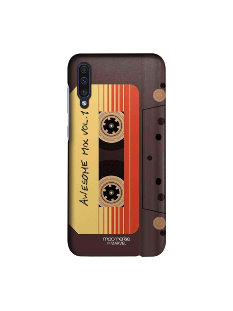

macmerise Grey & Yellow Marvel Comics Awesome Mix Tape Sublime Samsung Galaxy A50 Back Case
