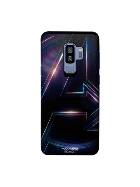 

macmerise Black & Blue Marvel Comics Infinity Logo Metallic Sublime Samsung Galaxy S9 Plus Back Case