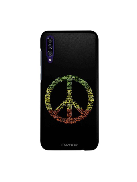 

macmerise Black & Green Symbol Of Peace Samsung Galaxy A30S Back Case