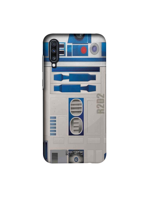 

macmerise Grey & Blue Star Wars Attire R2D2 Sublime Samsung A70 Back Cover