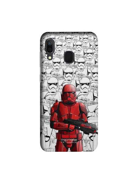 

macmerise White & Red Star Wars Sith Troopers Samsung Galaxy A30 Back Case