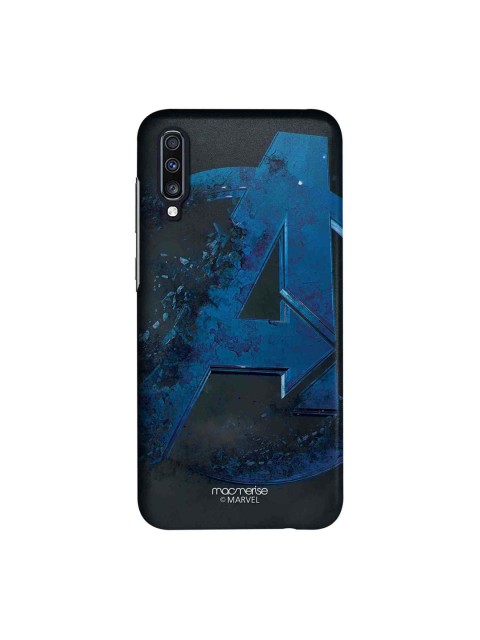 

macmerise Black & Blue Marvel Comics Endgame Logo Sublime Samsung Galaxy A70 Back Cover