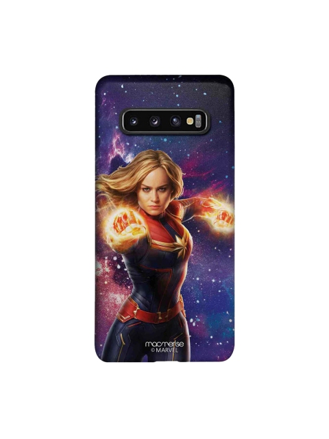 

macmerise Blue & Red Marvel Comics Fierce Captain Marvel Sublime Samsung Galaxy S10 Back Case