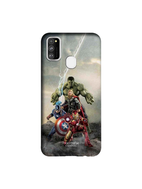 

macmerise Blue & Red Marvel Comics Time To Avenge Samsung Galaxy M30S Back Case